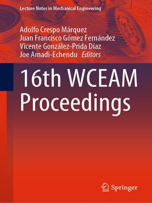 cover image of 16th WCEAM Proceedings